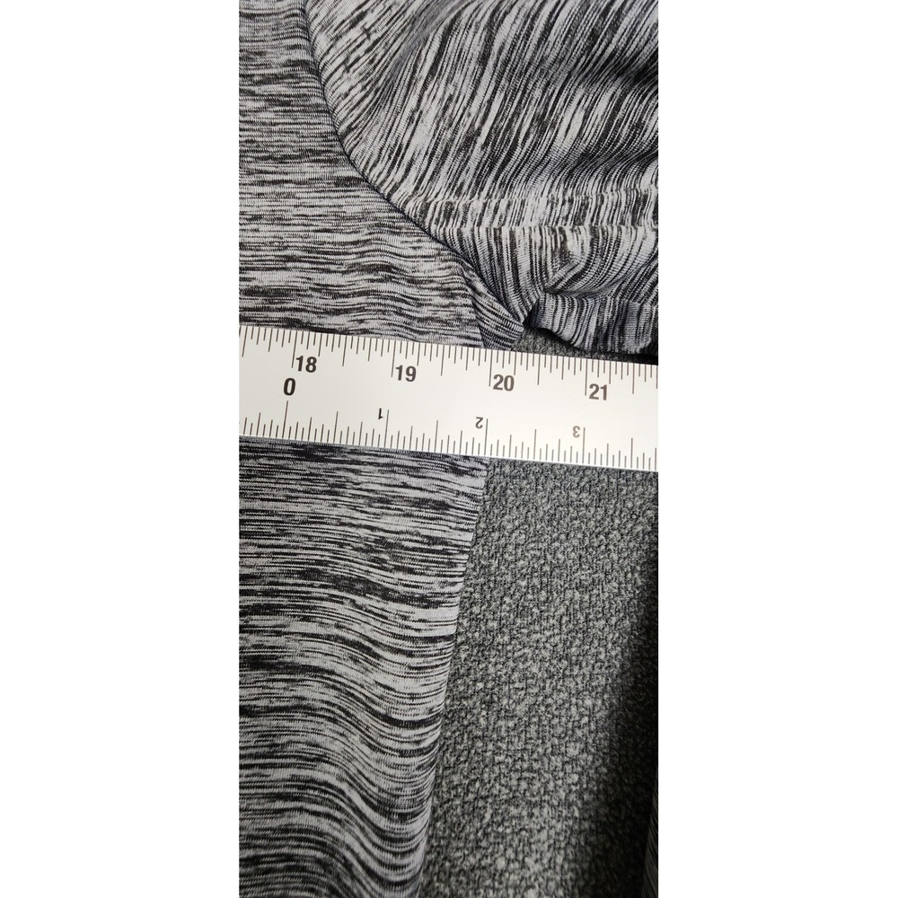 butter-soft Stretch Gray Zip Front Jacket Lightweight Athletic Style - Picture 3 of 9